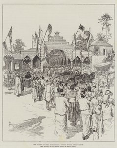The Viceroy of India at Mandalay, passing Moolla Ismail
