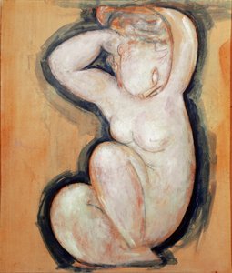 Cariatid by Amedeo Modigliani
