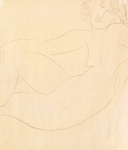 Nude Woman Leaning, 1918 by Amedeo Modigliani
