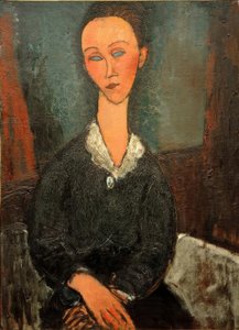 Woman with White Collar (Lunia Czechowska)