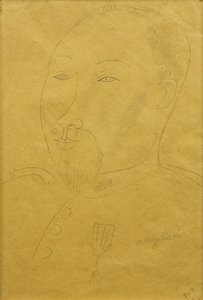 Guillaume Apollinaire as a Soldier by Amedeo Modigliani