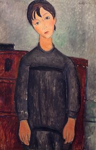 Little Girl in a Black Apron by Amedeo Modigliani