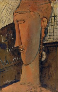 Lola de Valence, 1915 by Amedeo Modigliani