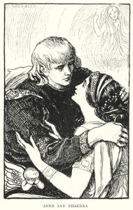 Aner and Phaedra by Amelia M. (attr.to) Bowerley or Bauerle