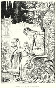 King Elyon and Paedarion by Amelia M. (attr.to) Bowerley or Bauerle