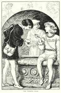 The Wishing Well by Amelia M. (attr.to) Bowerley or Bauerle