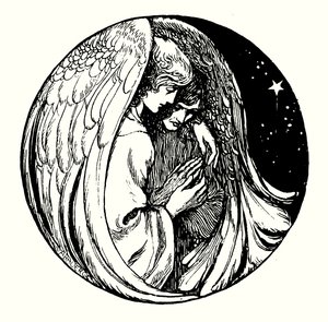 Title-page illustration for Allegories by Frederic W Farrar by Amelia M. (attr.to) Bowerley or Bauerle