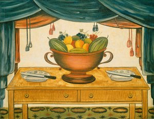 Bowl of Fruit by American 19th Century