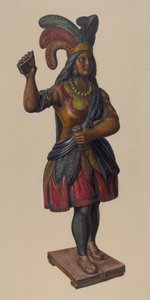 Cigar Store Indian by American 20th Century