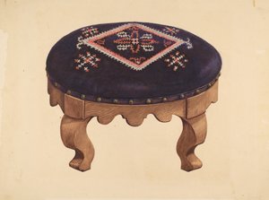 Footstool by American 20th Century