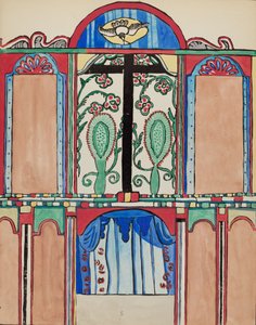 Main Altarpiece, Santa Cruz (Plate 5) by American 20th Century
