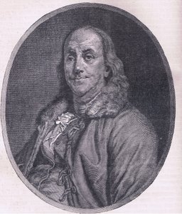 Benjamin Franklin by American English school