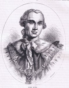 Lord Bute, illustration from Cassells History of the United States by American English school