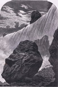Niagara Falls, illustration from Cassells History of the United States