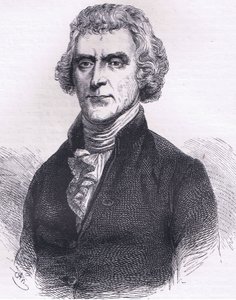 Thomas Jefferson, illustration from Cassells History of the United States by American English school