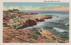 California: Along the cliffs at La Jolla by American Photographer (after)