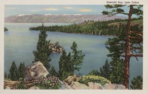 California: Emerald Bay, Lake Tahoe by American Photographer (after)