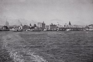 California: San Francisco Skyline, from a Southern Pacific Ferry by American Photographer (after)