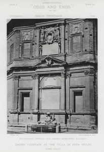 Casino Fountain at the Villa Di Papa Giulio, Rome, Italy by American Photographer (after)
