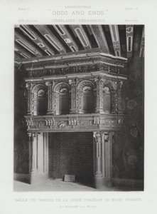 Fireplace: Salle Des Gardes De La Reine, Chateau De Blois, France by American Photographer (after)