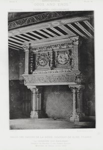 Fireplace: Salle Des Gardes De La Reine, Chateau De Blois, France by American Photographer (after)