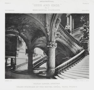 Grand Staircase of the Nouvel Opera, Paris, France