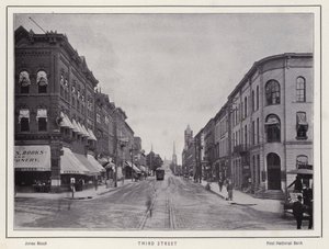 Jamestown, NY: Third Street by American Photographer (after)