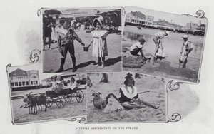 Juvenile Amusements on the Strand by American Photographer (after)