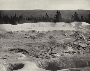 Mammoth Paint Pots, Yellowstone Valley, Wyoming by American Photographer (after)