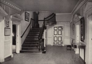 Mount Vernon: Mansion Interior, Central Hall by American Photographer (after)