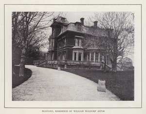 Newport, Rhode Island: Beaulieu, Residence of William Waldorf Astor by American Photographer (after)