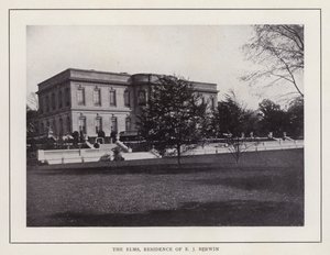 Newport, Rhode Island: The Elms, Residence of E J Berwin by American Photographer (after)