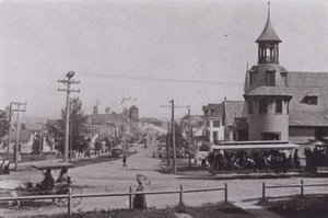 Old Orchard Beach, Maine: Old Orchard looking toward the beach by American Photographer (after)