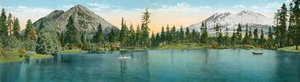 Panorama of Mount Shasta and Black Butte by American Photographer (after)