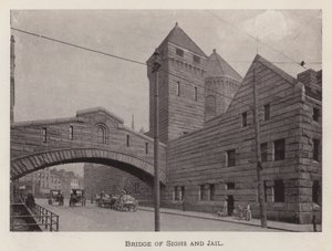 Pittsburgh: Bridge of Sighs and Jail by American Photographer (after)