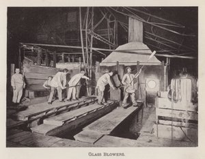 Pittsburgh: Glass Blowers by American Photographer (after)