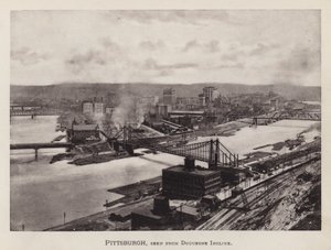 Pittsburgh: Pittsburgh, seen from Duquesne Incline by American Photographer (after)
