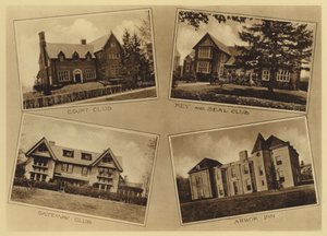 Princeton University: Court Club; Key and Seal Club; Gateway Club; Arbor Inn by American Photographer (after)