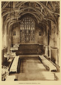 Princeton University: Interior of Proctor Memorial Hall by American Photographer (after)