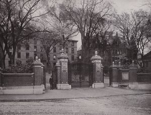 Providence, Rhode Island: Van Wickle Gate, Brown University by American Photographer (after)