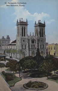 San Fernando Cathedral in San Antonio, Texas, USA by American Photographer (after)
