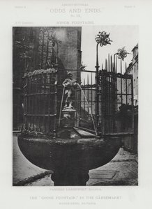 The "Goose Fountain," in the Gansemarkt, Nuremberg, Bavaria by American Photographer (after)