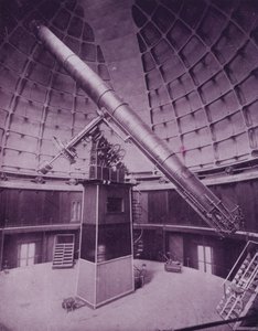 The great telescope, in Lick Observatory by American Photographer (after)