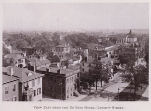 View east from the De Soto Hotel, Liberty Street by American Photographer (after)
