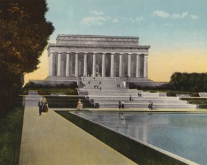 Washington DC: Lincoln Memorial by American Photographer (after)