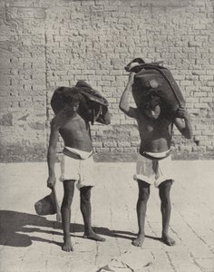 Water Carriers at Guanajuato by American Photographer (after)