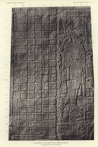 A portion of the tablet of the cross, Palenque