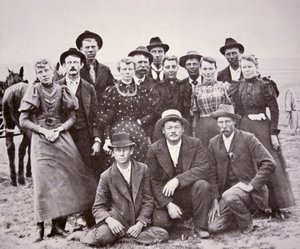 American Pioneers, c.1850 by American Photographer