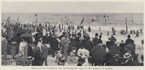 Beach at Far Rockaway, the Southernmost Limit of the Borough of Queens by American Photographer