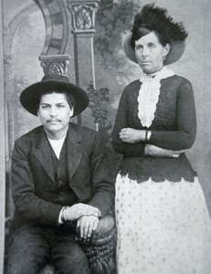 Belle Starr with her paramour 